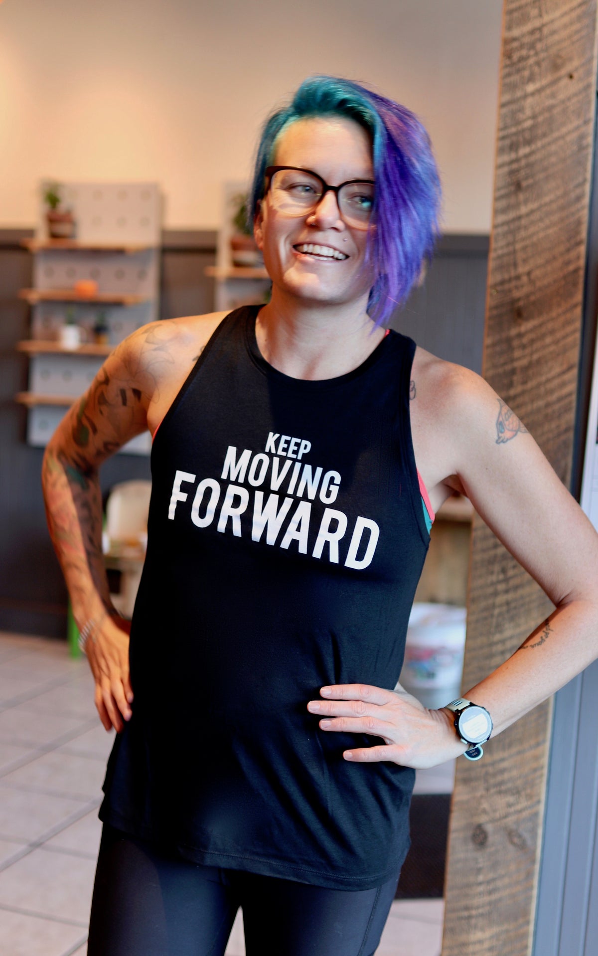 Keep Moving Forward Tank | Her Tribe Athletics