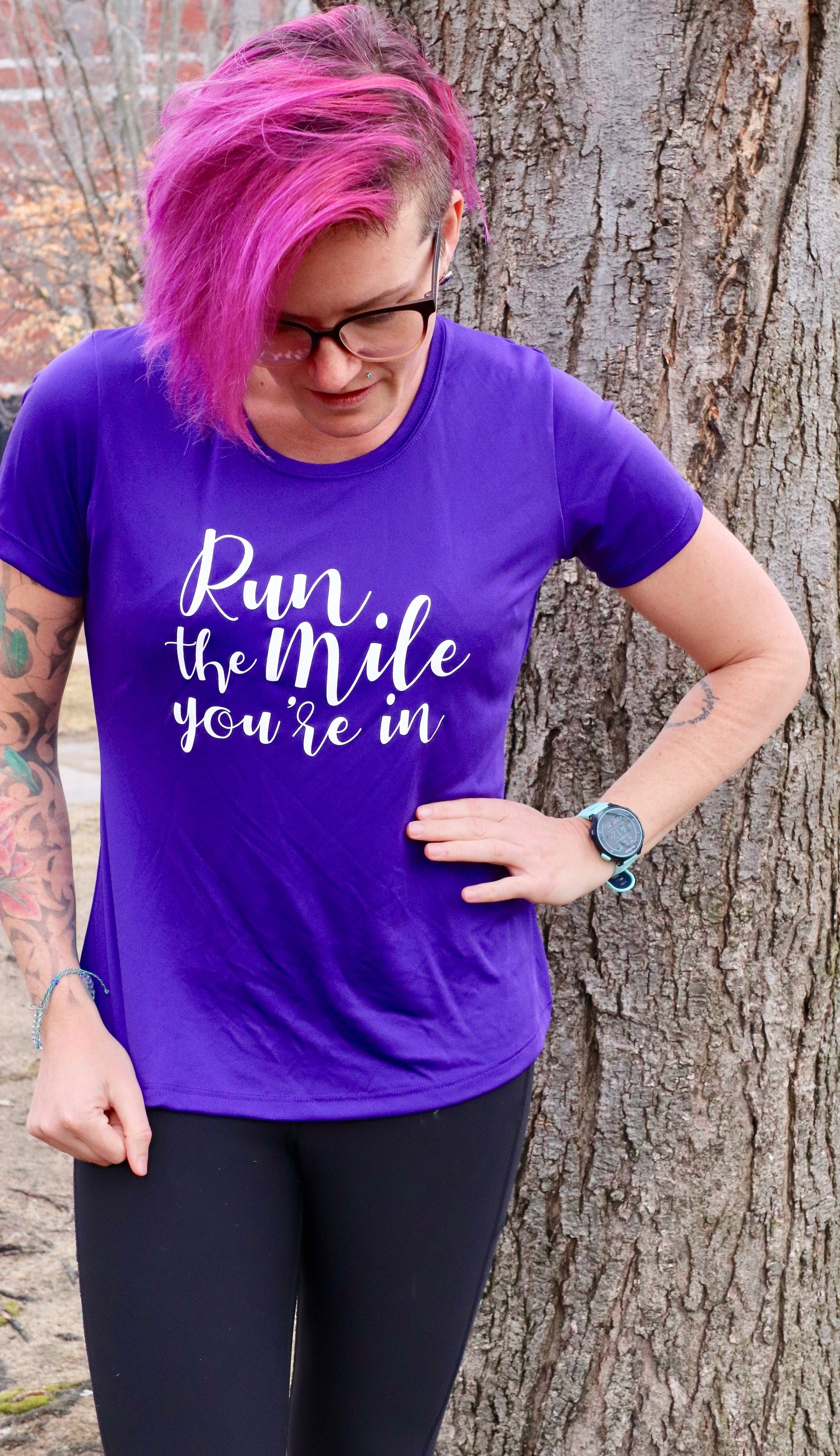 Run The Mile You're In T-Shirt | Her Tribe Athletics