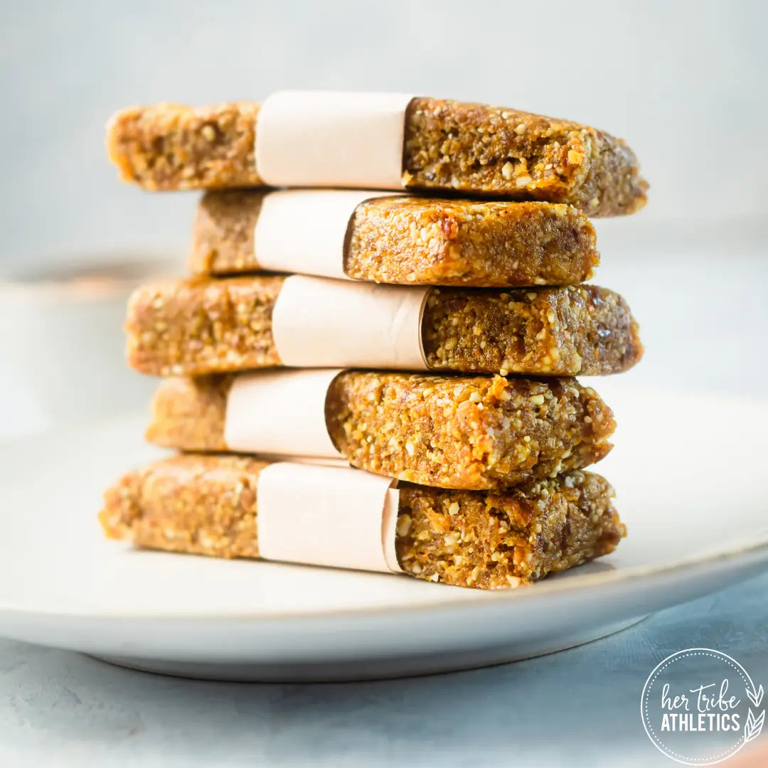 Pumpkin Pie No Bake "Granola" Bars | Her Tribe Athletics