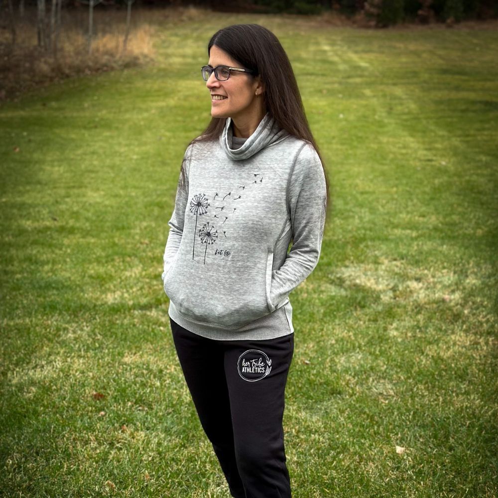 Let Go Cowl Neck Sweatshirt | Her Tribe Athletics
