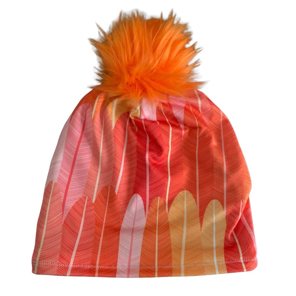Magical Feathers Fleece Lined Hat | Her Tribe Athletics