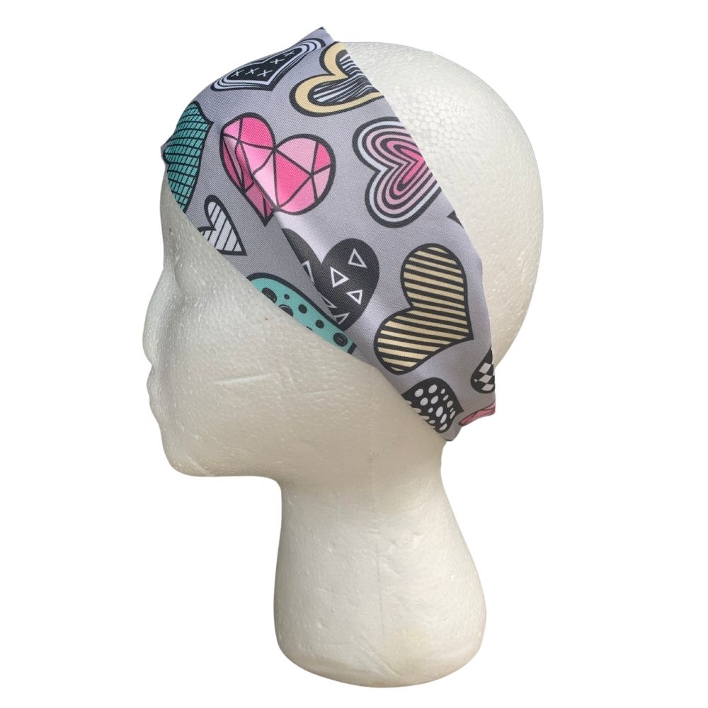 Sweat Wicking Rainbow Funky Headband | Her Tribe Athletics