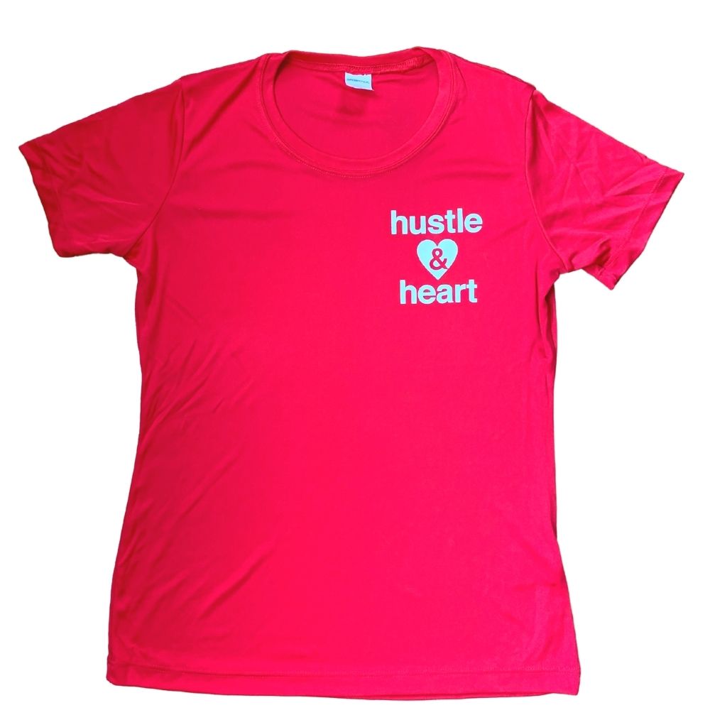 Hustle &amp; Heart T-Shirt | Her Tribe Athletics
