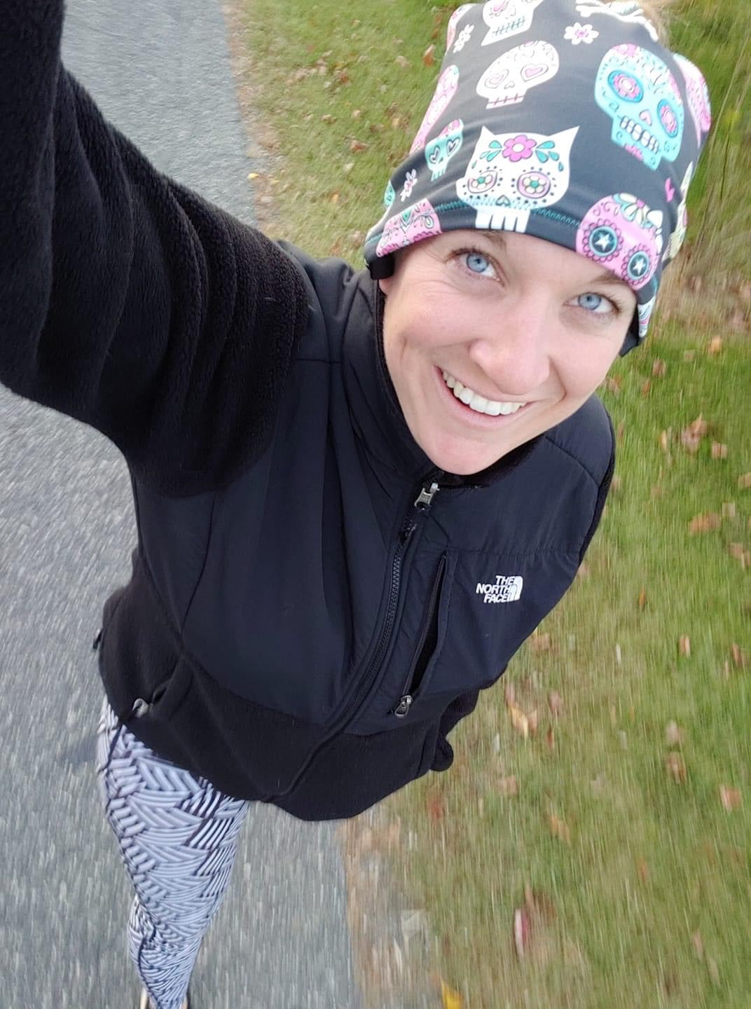 Sugar Skulls Fleece Lined Hat | Her Tribe Athletics