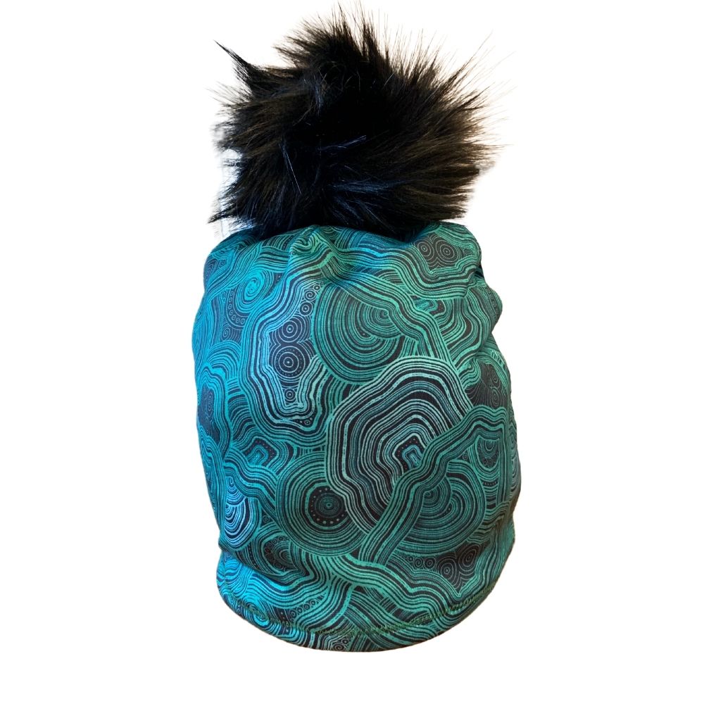 Malachite Fleece Lined Hat | Her Tribe Athletics