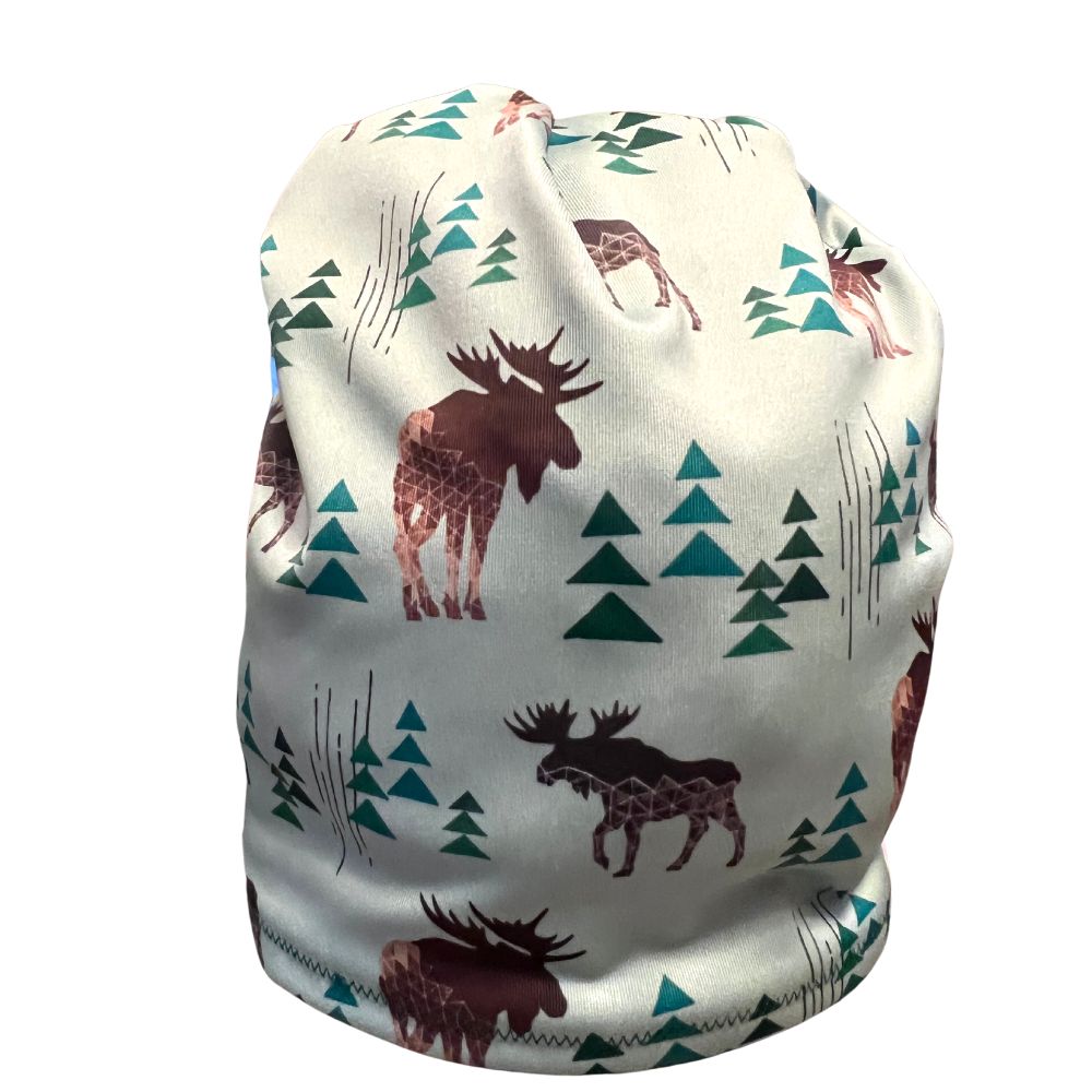 Mountains & Moose Fleece Lined Hat | Her Tribe Athletics