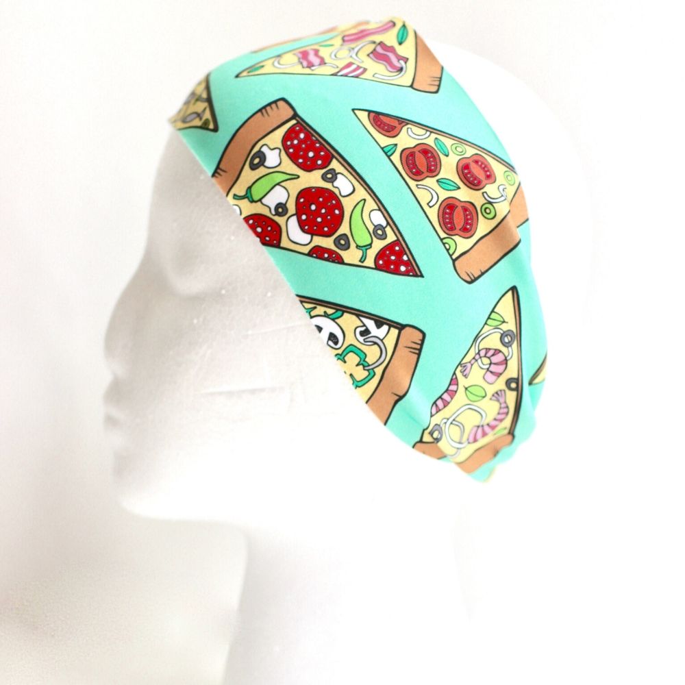 Sweat Wicking Pizza Headband | Her Tribe Athletics