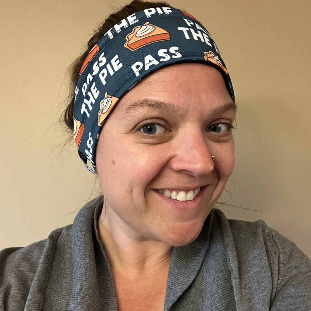 Pass the Pie Fleece Lined Headband | Her Tribe Athletics