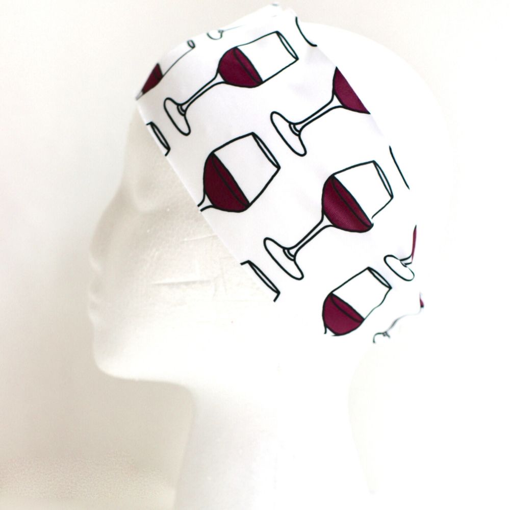 Sweat Wicking Wine Headband | Her Tribe Athletics